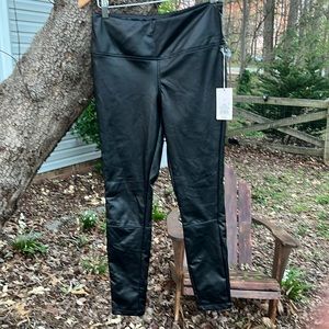 A New Day Women's Faux Leather Leggings Black size S 🖤 NWT